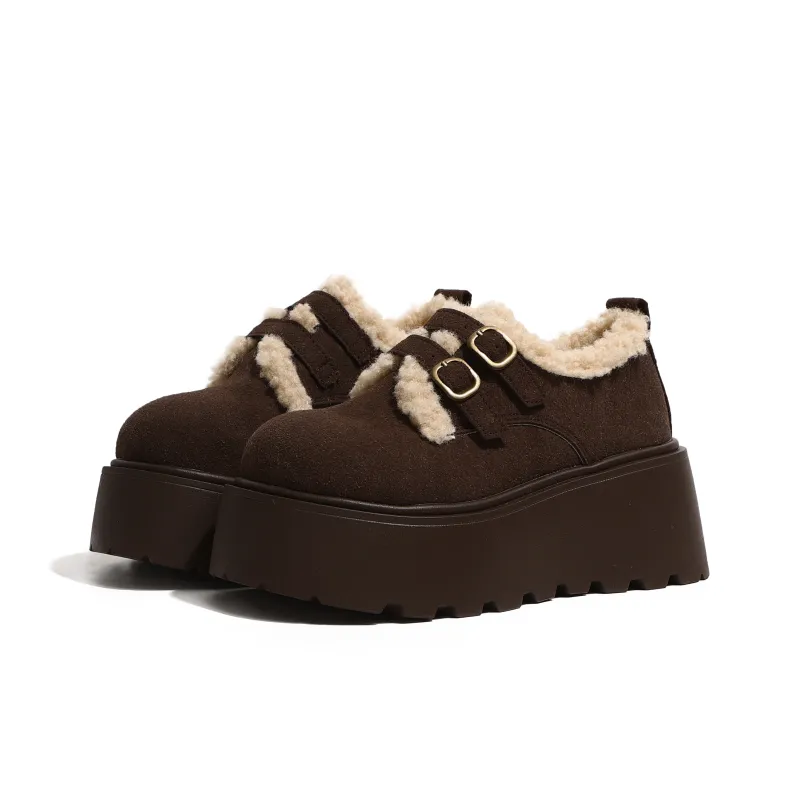 Fashion Casual Loafers Unlined Shoes 7cm Women's-21