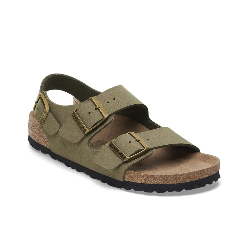 Birkenstock Milano BS Beach Sandals Women's Pine Green Regular-1