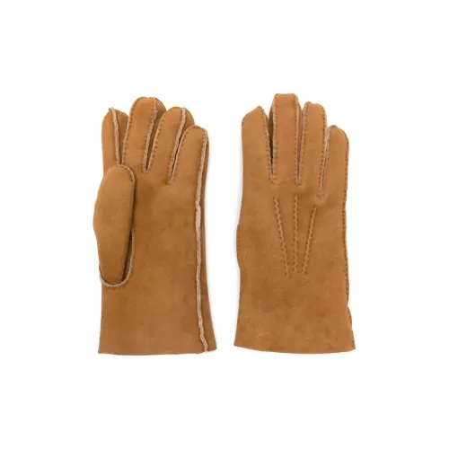 ELEVENTY FIRSTCLASS MADE IN ITALY Sheepskin Gloves Women's Umber