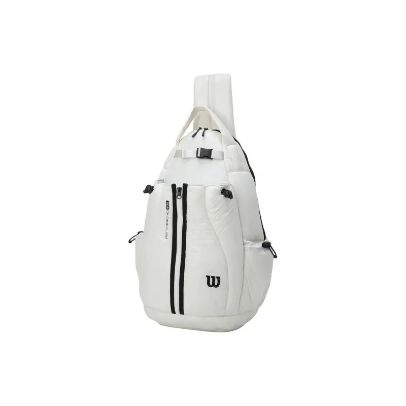 Wilson Nylon Shoulder Bag Crossbody Bag Women's White-2