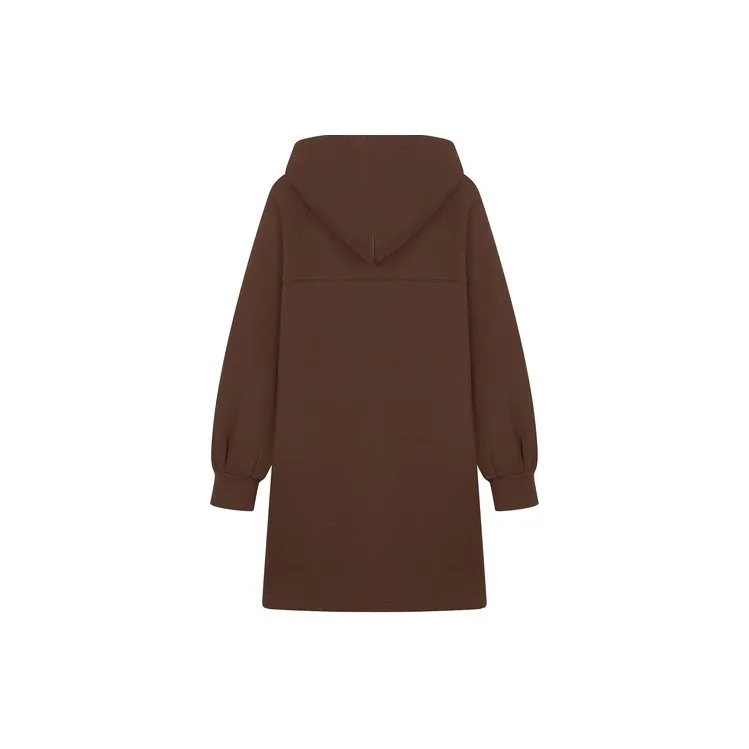 Teenie Weenie Long Sleeved Dress Women's Brown-1