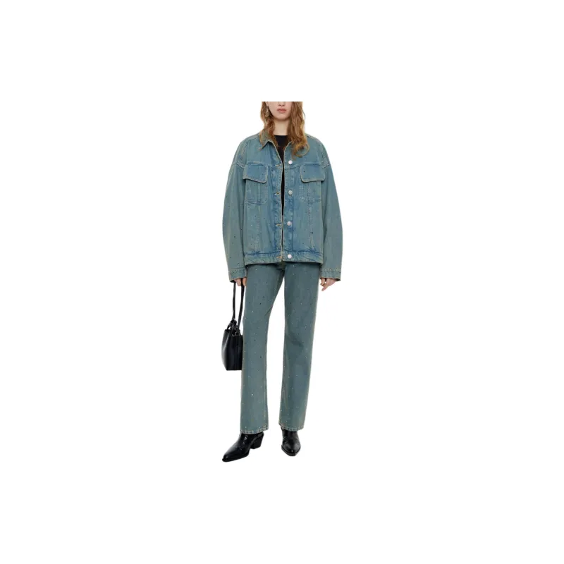 Bimba Y Lola Rhinestone embellished Denim Jacket-3