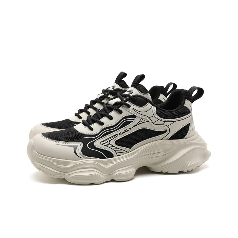 K-bird Anti-Slip Wear-Resistant Low-Top Chunky Sneakers Men's-3