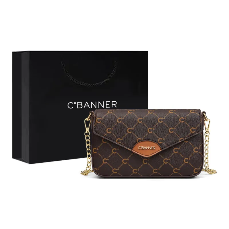 C°BANNER Microfiber Synthetic Leather Crossbody Bag Regular Women's Coffee-0