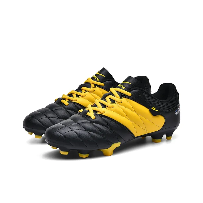 Warrior FG Rubber Long Studs Soft Ground Artificial Ground Natural Ground Cushioned Slip-Resistant Soccer Shoes Unisex-11