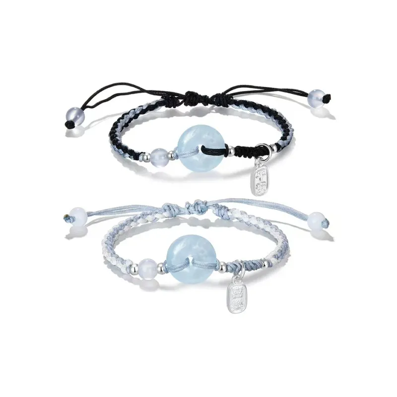 JIACUIYUN Colored Glaze Resin Bracelet Unisex-6