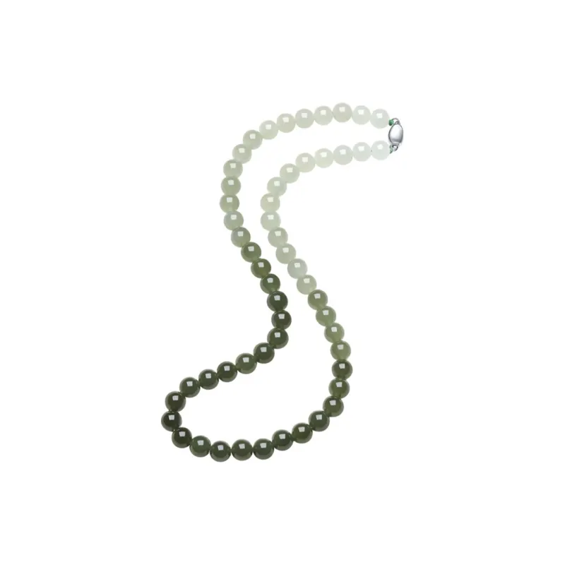 ZHOU LIU FU Hetian Jade Necklaces Green Jade Women's-1