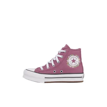 Converse Chuck Taylor All Star Slip-Resistant Cushioning High-Top Kids Canvas Shoes Purple Children Aged 3-7 Years Old
