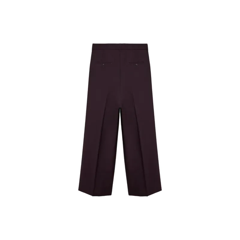 ZARA Stefano Pilati Collaboration Casual Pants Men Dark Purple-1