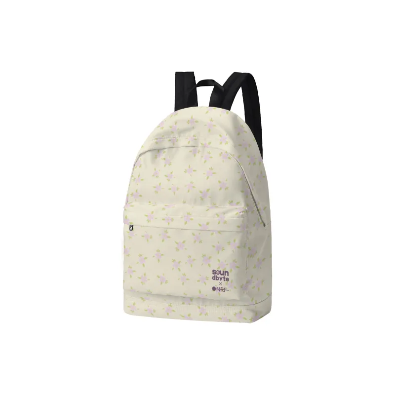Soundbyte Polyester Students Backpack Regular Unisex Beige Yellow-2
