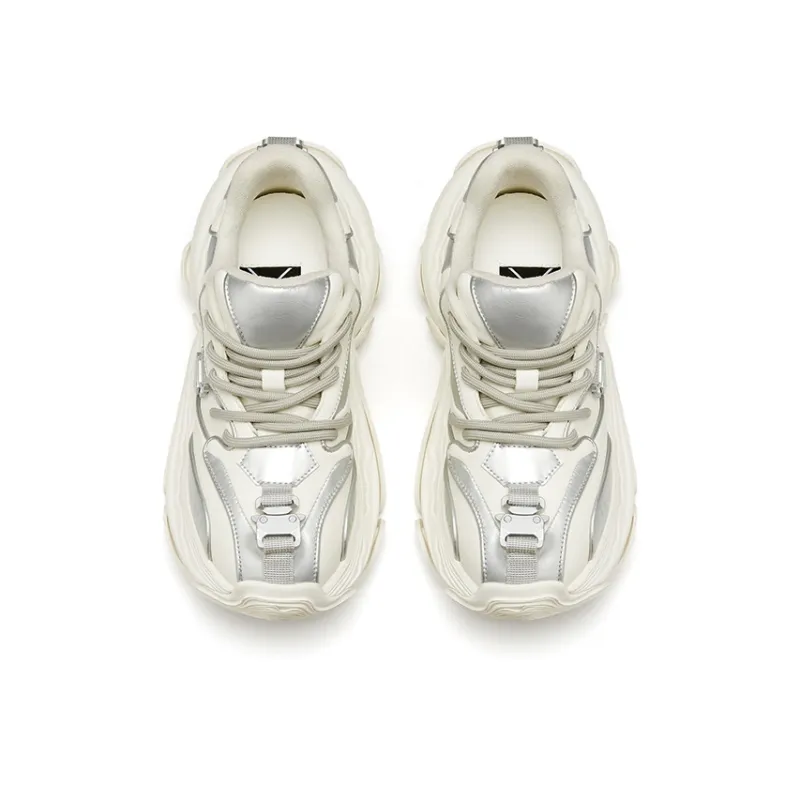 XMZY Dune Series Endless Sand Sea Wear-Resistant Height Increasing Coverage Low-Top Chunky Sneakers Women's-7