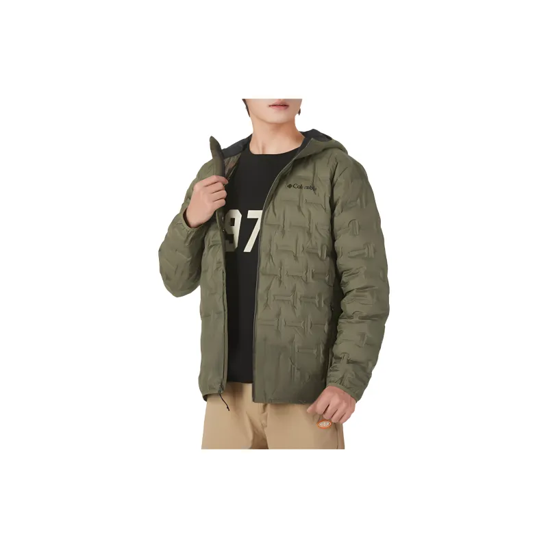 Columbia Omni Heat Down Jacket Men's Army Green-1