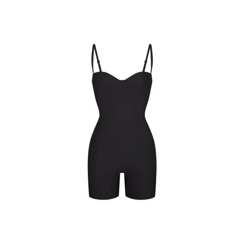 SKIMS FW24 BODY CORE SCULPT UNDERWIRE MID THIGH BODYSUIT Shapewear Women's ONYX/Onyx