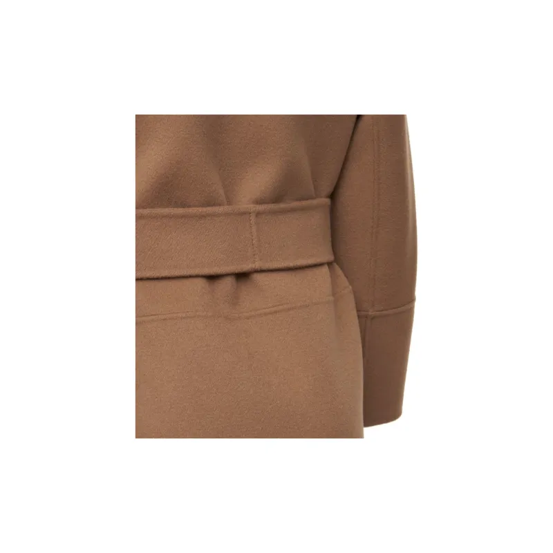 'S MAX MARA Arona Collection Short Wool Coat Coats Women's Camel-4