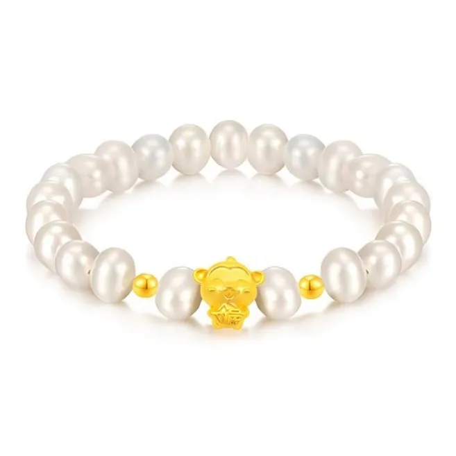 KING TAI SANG Gold Bracelet Women's-11