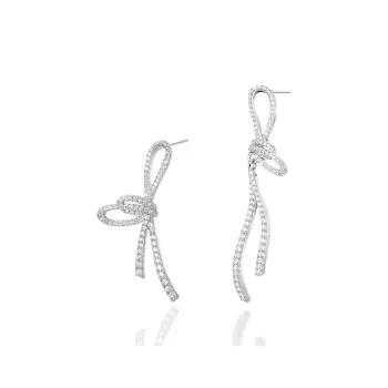Sentimentality 925 Silver Zircon Stud Earrings Women's