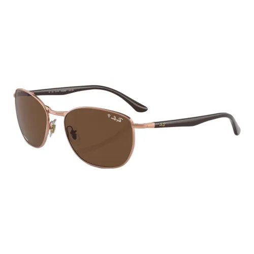 RayBan Metal Square Sunglasses Men's Pink