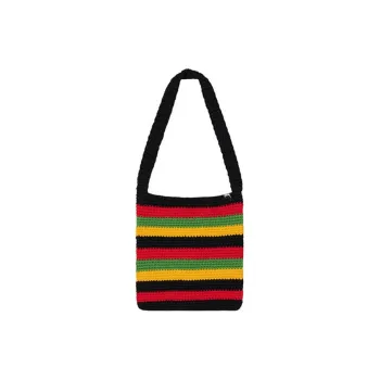 Stussy Denim Tears Messenger Collaboration Cotton Shoulder Bag, Crossbody Bag Regular Women's Multicolor