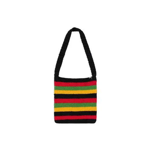 Stussy Denim Tears Messenger Collaboration Cotton Shoulder Bag, Crossbody Bag Regular Women's Multicolor