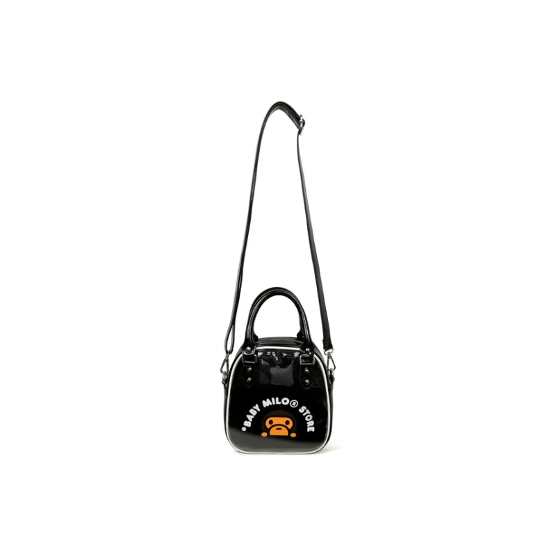 BABY MILO STORE BY A BATHING APE Artificial Leather One Shoulder Handbag Regular Unisex Black-0