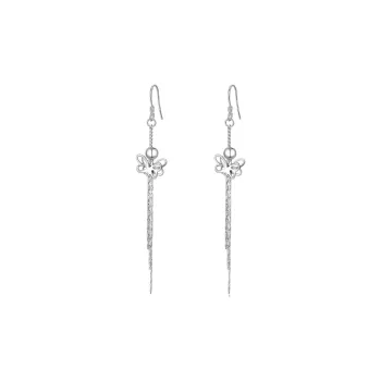 Cuihua Gold Shop S925 Silver Drop Earrings Women's