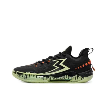 361° BIG3 5.0 Quick PRO Basketball Shoes Men Low Top Obsidian Black/Safety Orange