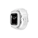 Silver White/Clothing Sets Metal Silicone Integrated Armor