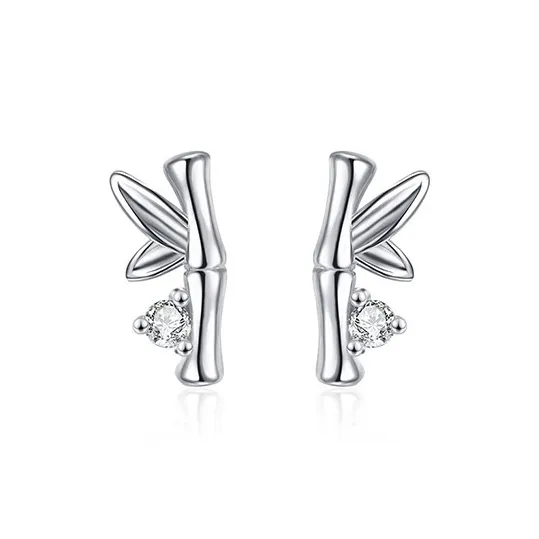 UX S925 Silver Stud Earrings Women's-0