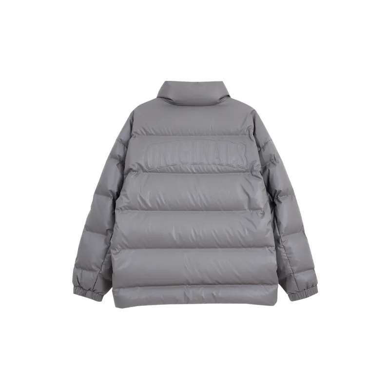 JACK JONES· PU Puffy Down Jacket Coat Unisex-5