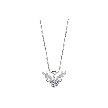 Fan Xing As Season S925 Silver Inlaid With Moissanite Necklaces Women's