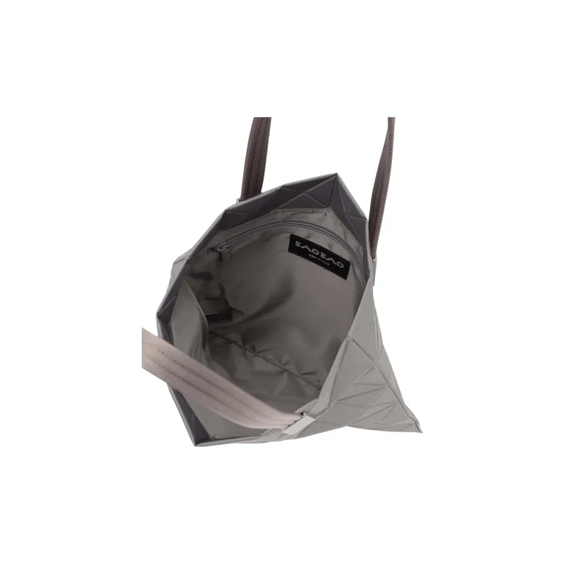 ISSEY MIYAKE Polyester Tote Bag Shopping Bag Handbag Shoulder Bag Unisex Gray-2