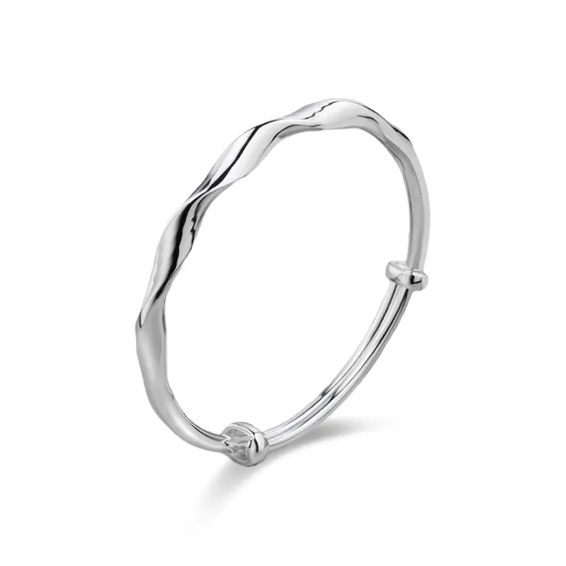 WANLIACC Alloy Mobius Loop Bangle Women's-6