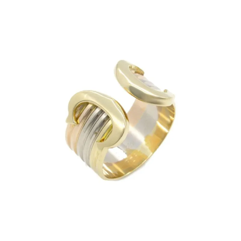 Cartier 2010s 18kt Yellow Gold C De Cartier Ring-1