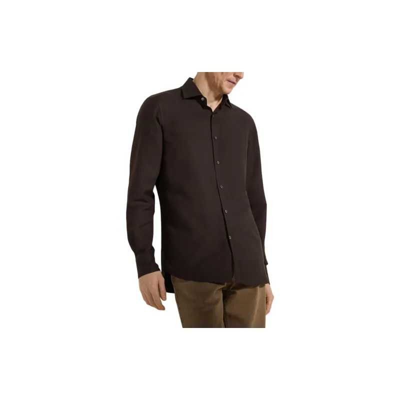 Ermenegildo Zegna Cashco Long Sleeved Shirt-1