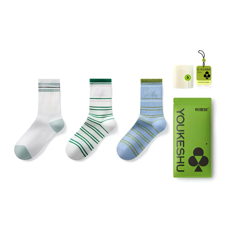 YOUKESHU Mid Calf Socks Women's-5