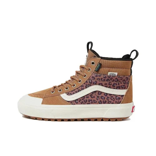 Vans MTE Sk8 Hi Anti Slip Wear Resistant High Top Skateboard Shoes Women's Brown