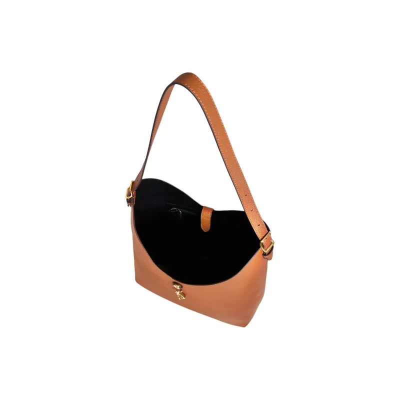 REBECCA MINKOFF Genuine Leather Tote Bag Shopping Bag Shoulder Bags Women's Caramel-2