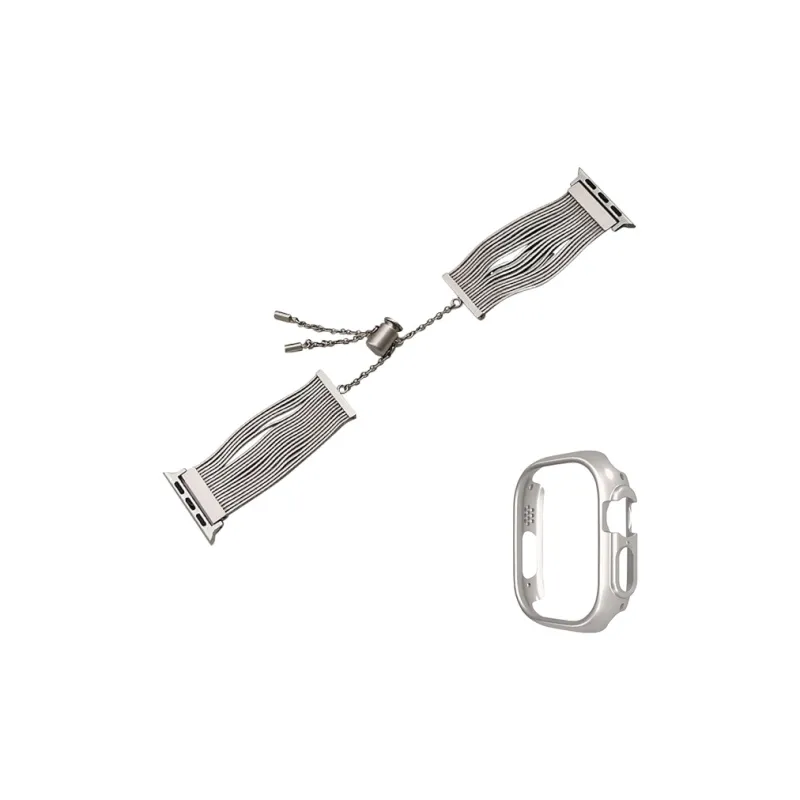 MSSM Watch Band Apple Compatibility Stainless Steel Material-6