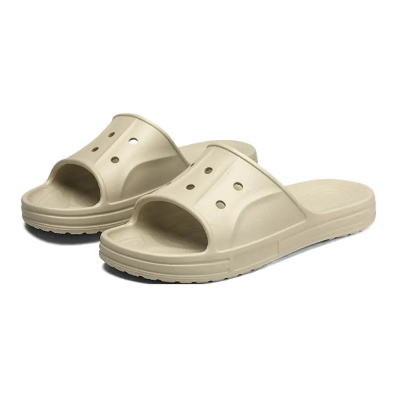 Le Drag Home Slippers Black/White/Khaki/Brown-17
