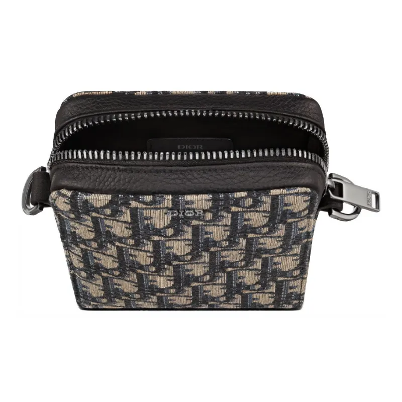 DIOR Canvas Jacquard Canvas Bag, Messenger Bag, Crossbody Bag, Shoulder Bag Men's-3