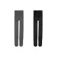 2 Pack (Footed, Dark Gray+Black)