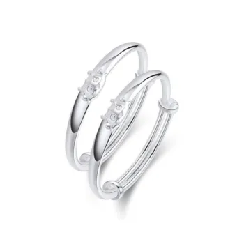 NSAOT 990 Foot Silver Bangles Kids'