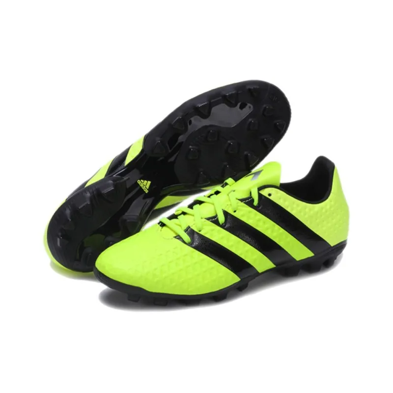 Adidas Ace Anti-Slip Wear-Resistant Soccer Shoes Unisex Yellow-3