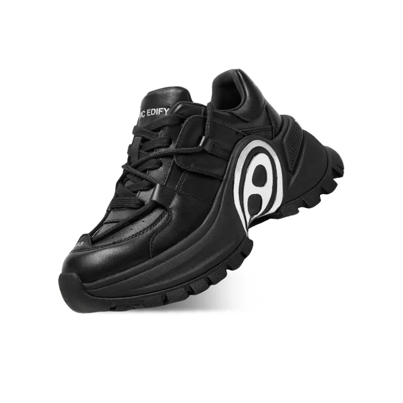 CHERYKALLY Anti Slip And Wear Resistant Height Increasing Low Top Chunky Sneakers Women's-3