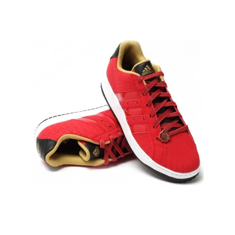Adidas SS INSPIRED Anti Slip Wear Resistant Low Top Basketball Shoes Men's Red-1