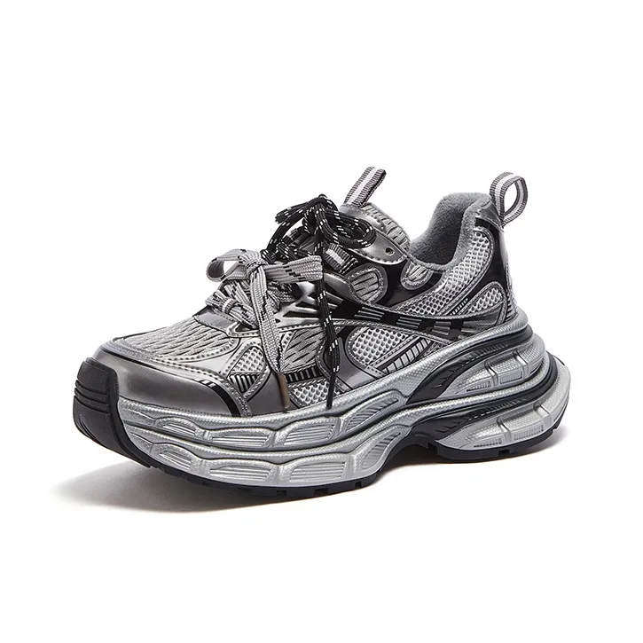 CAMEL Cushioned Slip-Resistant Abrasion-Resistant Low-Top Chunky Sneakers Women's-1