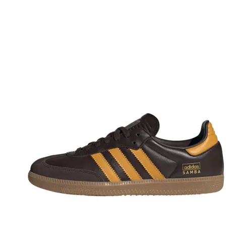 Adidas Samba OG Dark Brown Preloved Yellow