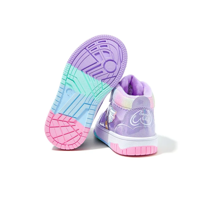 Disney Princess Cushioned Wear Resistant Breathable High Top Kids Lifestyle Shoes Children Aged 3 7 Years Old-14