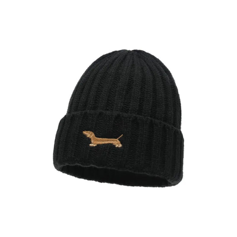FREE RABBITⅡ Korean Style Puppy Embroidery Gathered Hat Unisex-7