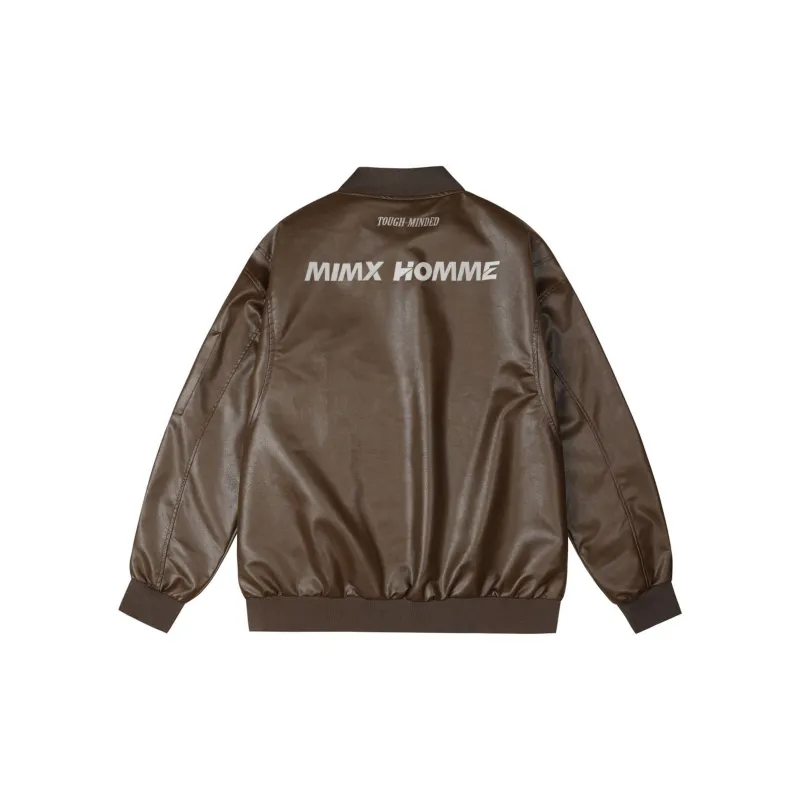 Mimx Homme Leather Jacket Unisex-11